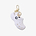 Crocs Classic Clog Bag Charm - מחזיק מפתחות קרוקס בצבע לבן