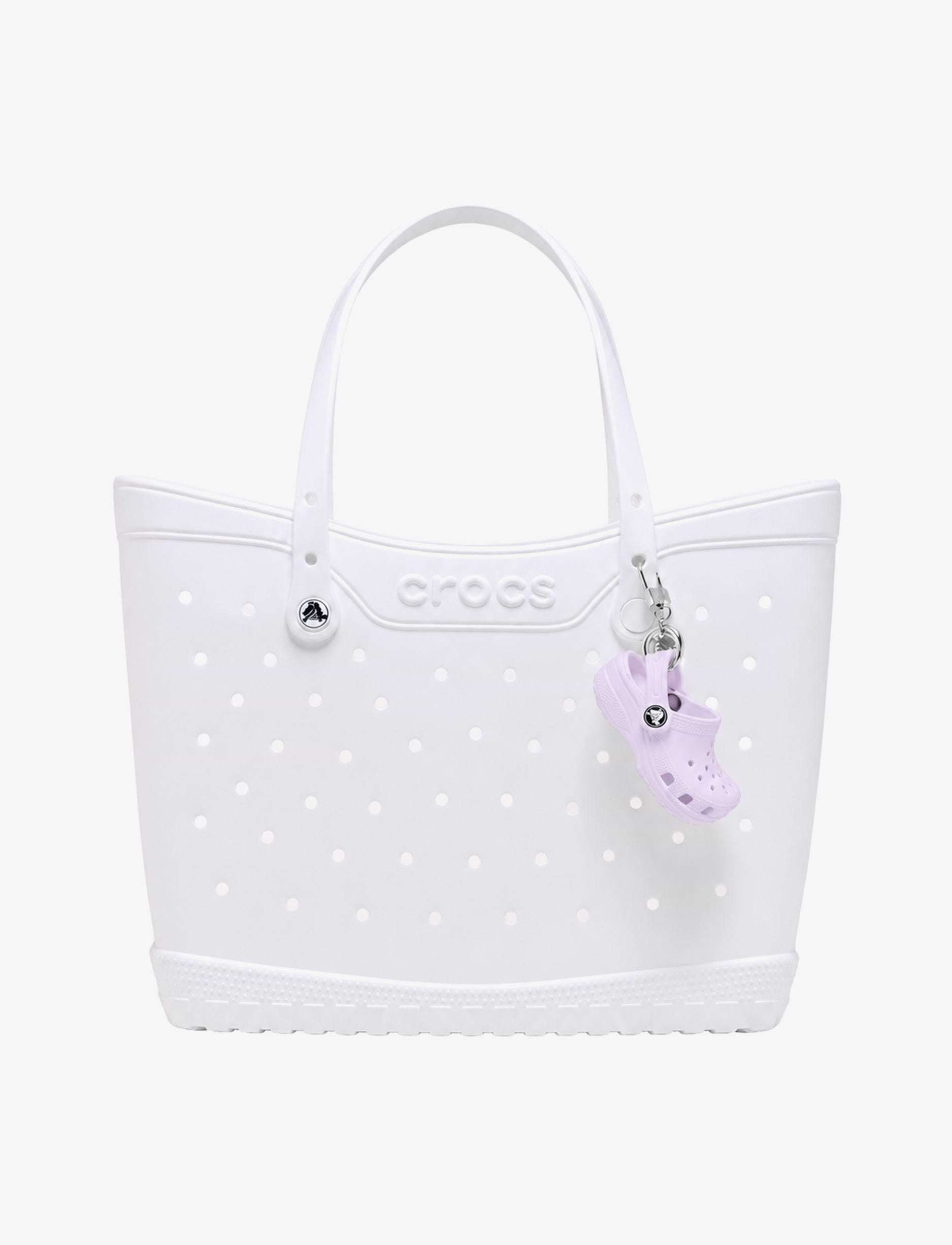 Crocs Classic Clog Bag Charm - מחזיק מפתחות קרוקס בצבע ורוד קרחוני