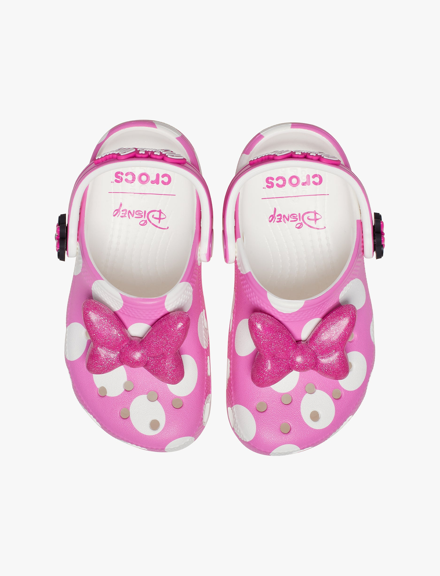 Crocs Toddlers’ Minnie Mouse Classic Clog - כפכפי קרוקס מיני מאוס לילדים מידות קטנות בצבע ורוד