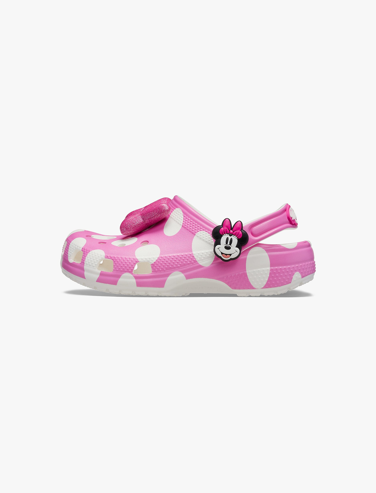 Crocs Toddlers’ Minnie Mouse Classic Clog - כפכפי קרוקס מיני מאוס לילדים מידות קטנות בצבע ורוד