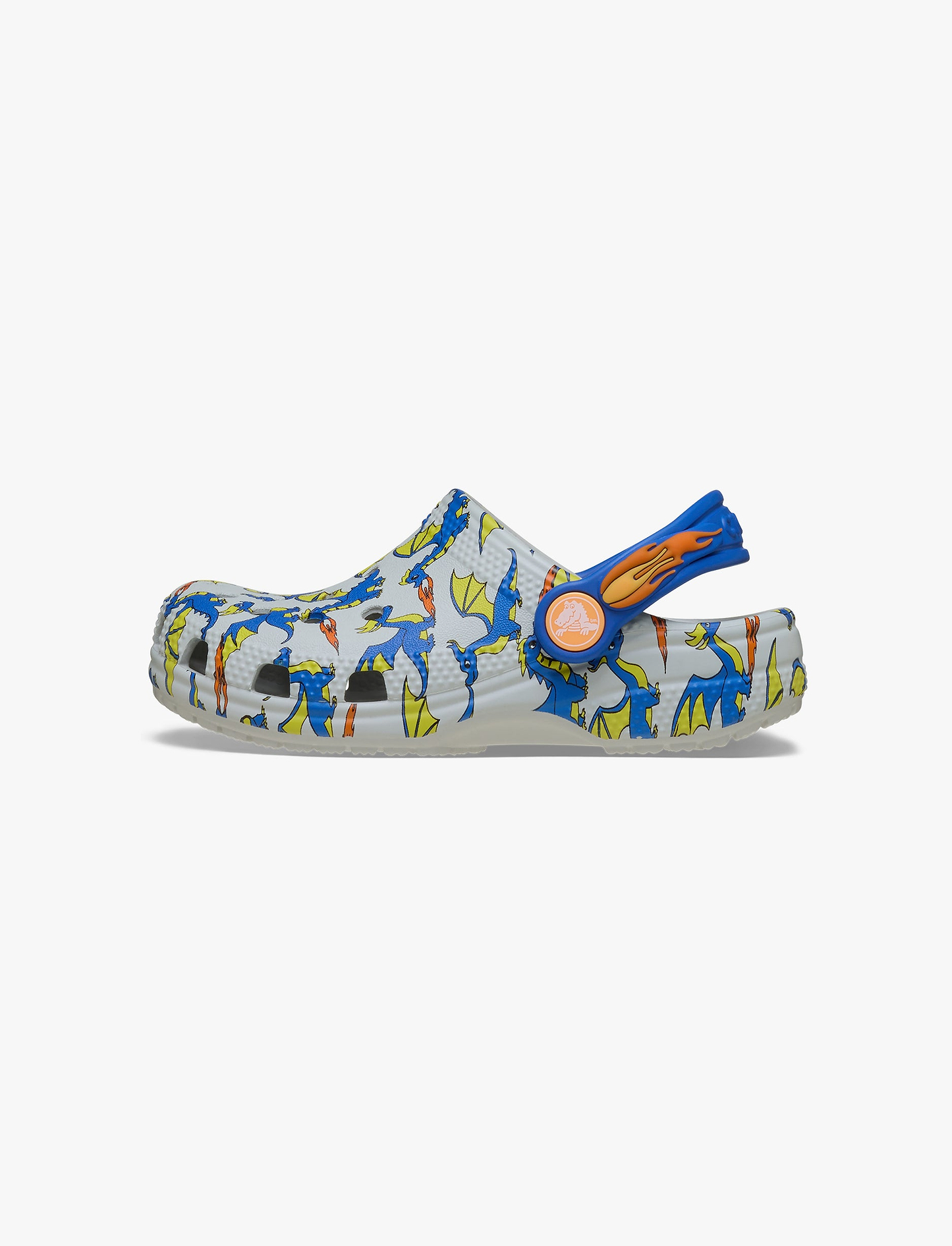 Crocs Toddler Classic Dragon Graphic Clog - כפכפי קרוקס דרקון לילדים מידות קטנות