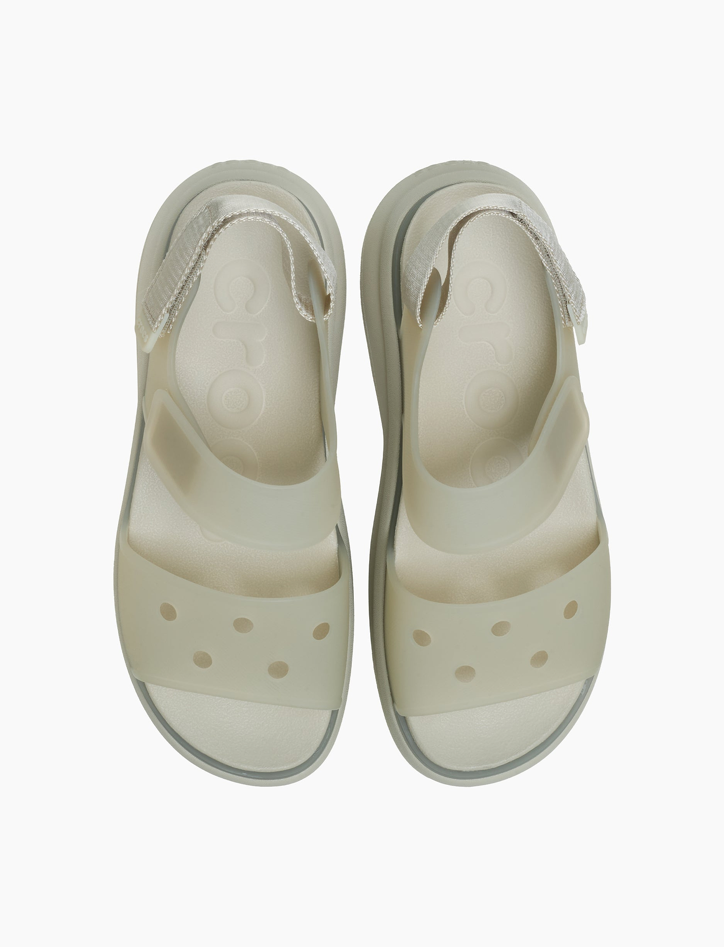 Crocs Soho Frosted Y Strap Sandal - סנדלי פלטפורמה קרוקס לנשים