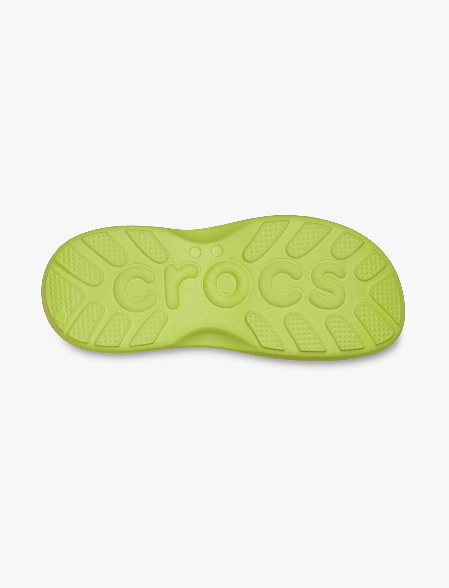 Crocs Soho Frosted Y Strap Sandal - סנדלי פלטפורמה קרוקס לנשים בצבע צהוב זרחני