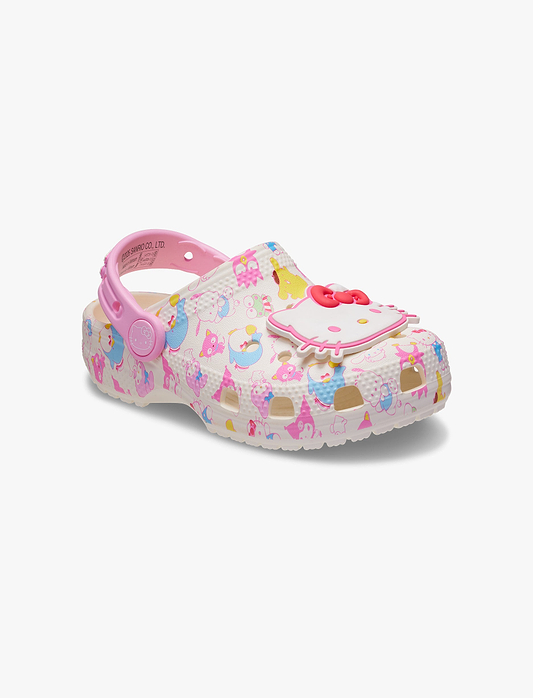 Crocs Hello Kitty and Friends Pastel Classic Clog T - כפכפי קרוקס קלוג לילדים הלו קיטי וחברים בצבע ורוד מידות קטנות
