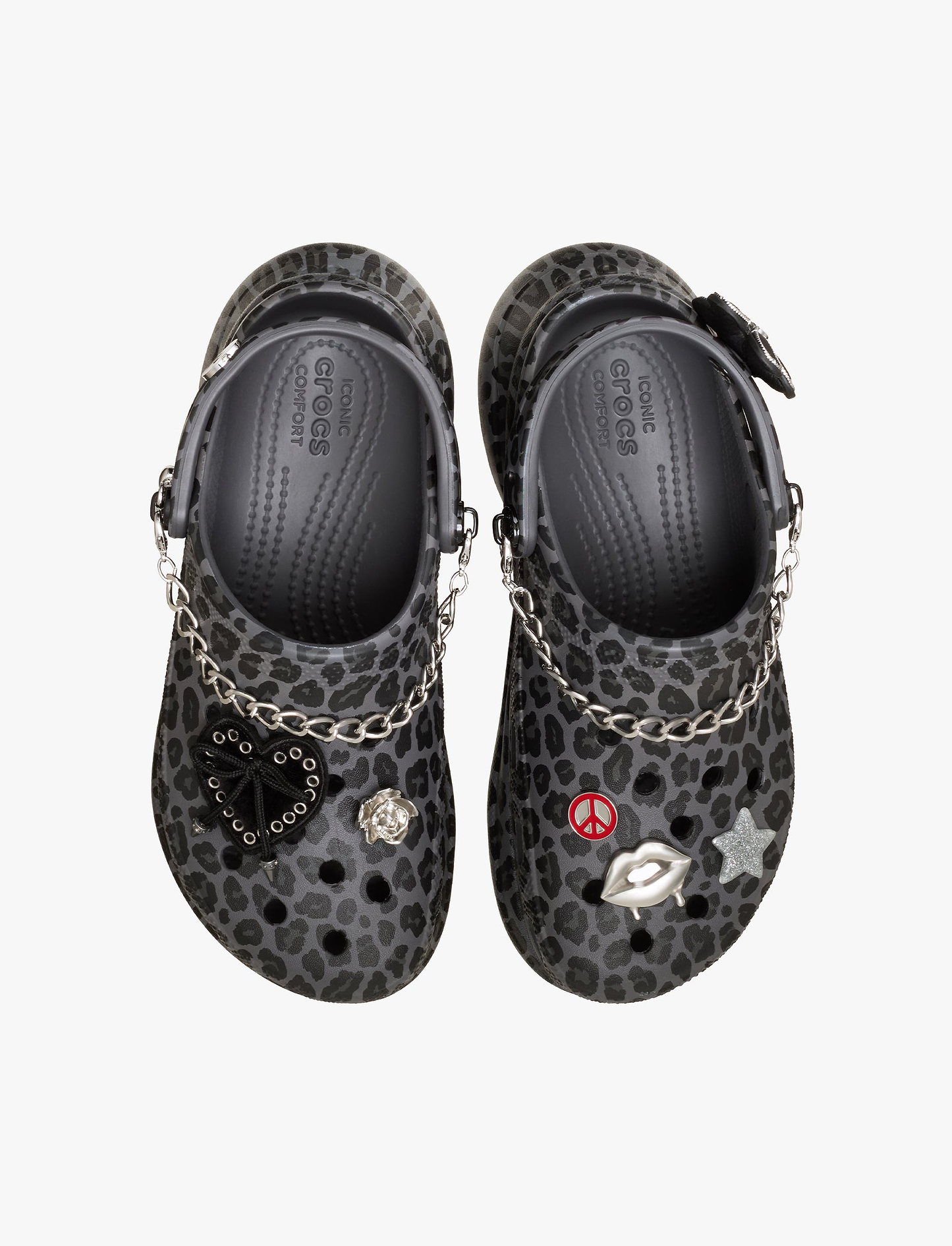 Crocs Bae Leopard Clog - כפכפי פלטפורמה קרוקס לנשים
