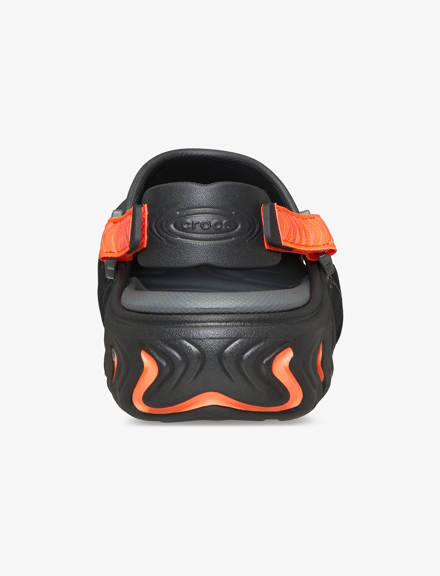 Crocs Echo II - כפכפי קרוקס אקו בצבע שחור/כתום עז