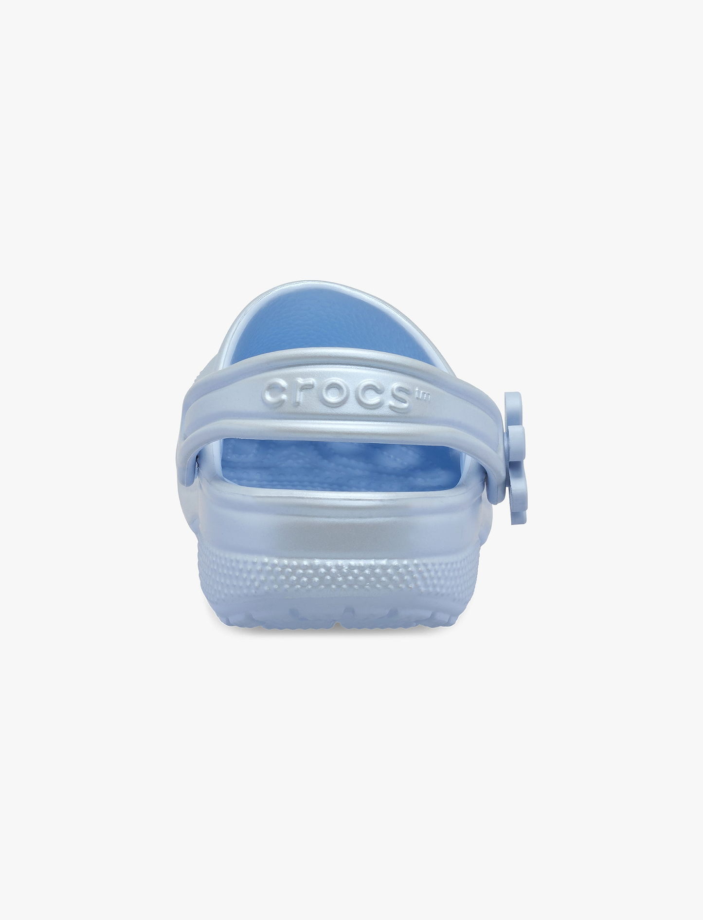 Crocs Kids' Classic Pearl Shine Clog - כפכפי קרוקס פנינה לילדים בצבע כחול פרוסט