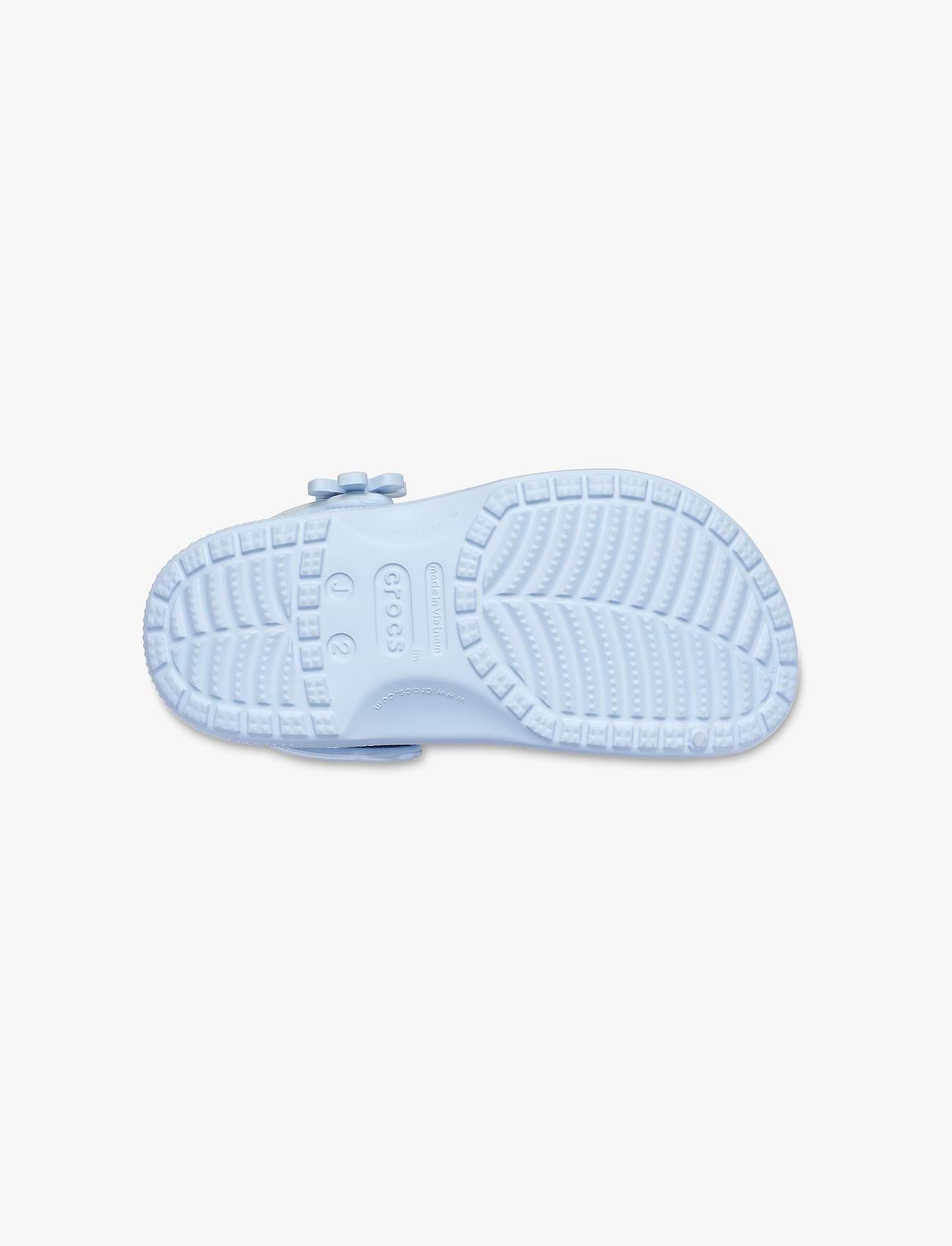 Crocs Kids' Classic Pearl Shine Clog - כפכפי קרוקס פנינה לילדים בצבע כחול פרוסט