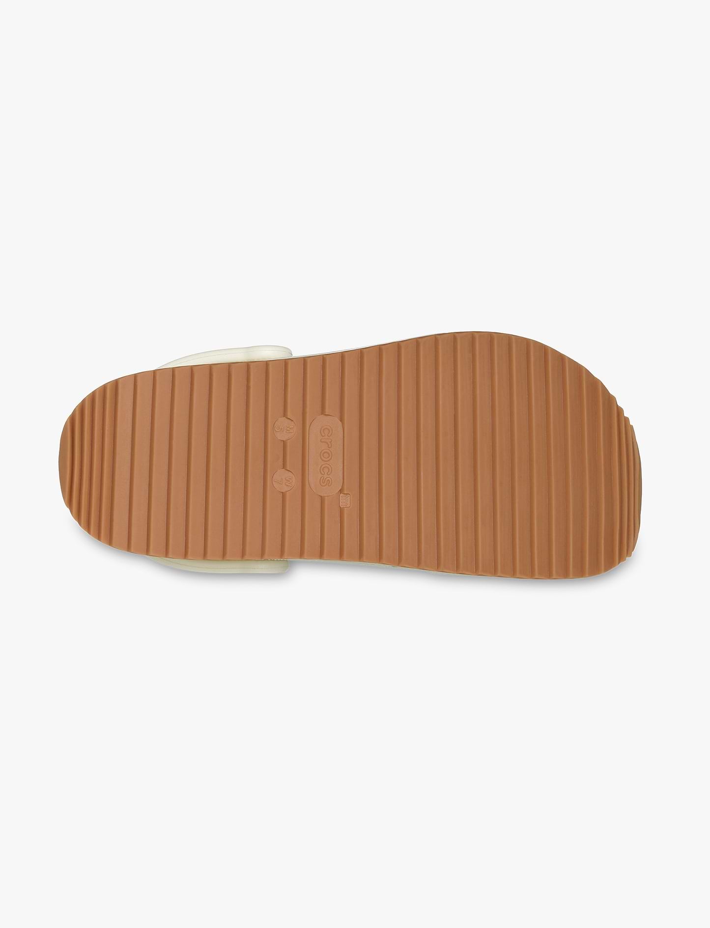 Crocs Crocband Runner - כפכפי קלוג קרוקס קרוקבנד ראנר בצבע לבן פסגה