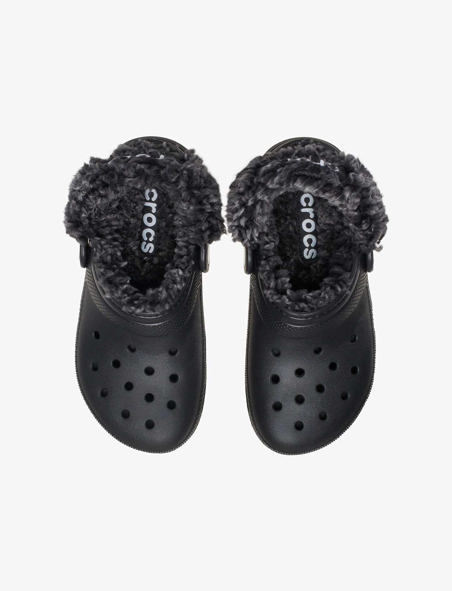 Crocs Toddler Classic Fleece Lined Clog - כפכפי פרווה קרוקס בצבע שחור לילדים מידות קטנות