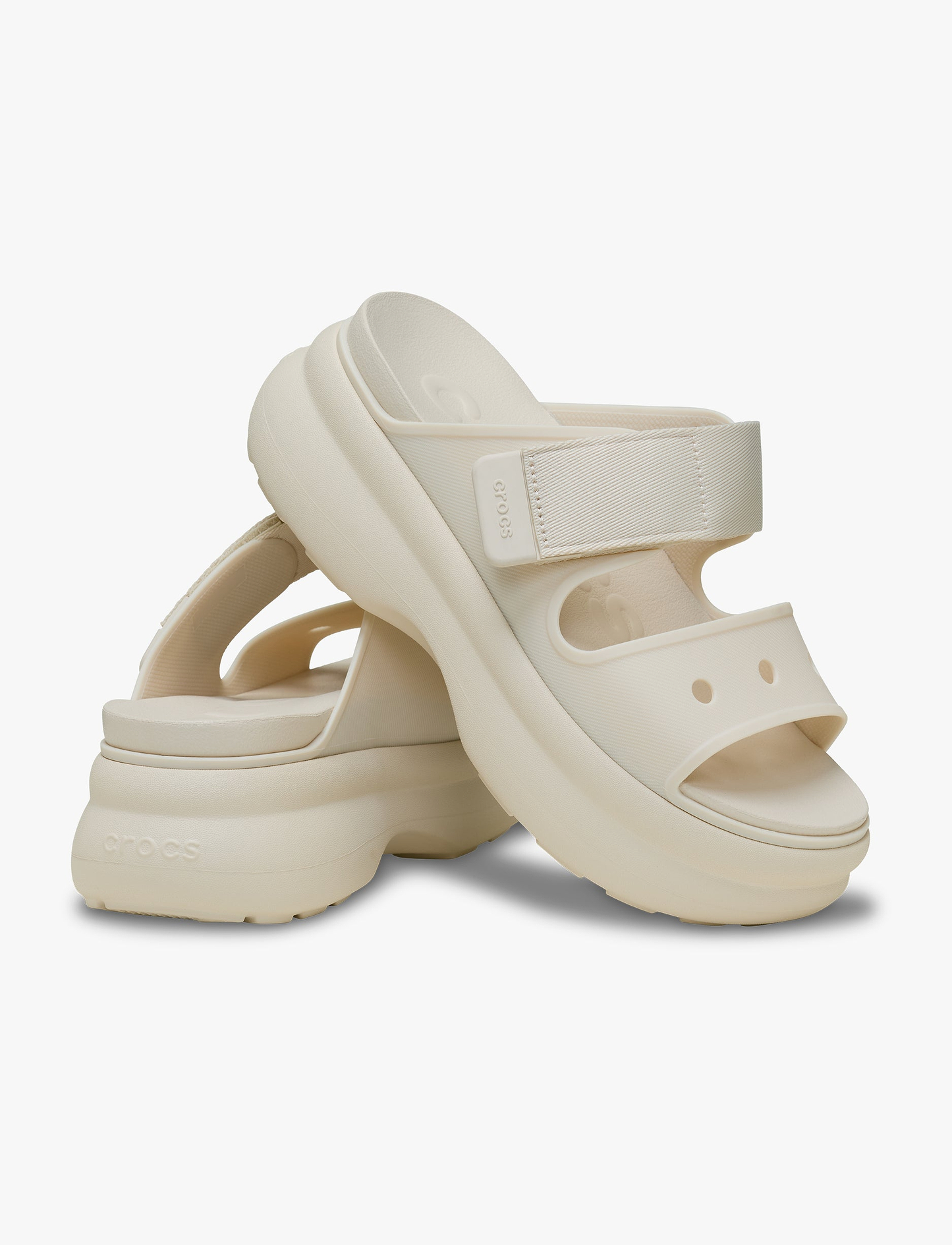 Crocs Soho Two Strap Sandal - סנדלי קרוקס סוהו רצועות כפולות לנשים בצבע פרפה