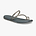 Crocs Miami Jelly Toe Loop Sandal - סנדלי קרוקס מיאמי לנשים בצבע קרבון ג'לי