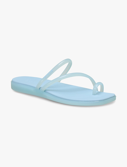 Crocs Miami Jelly Toe Loop Sandal - סנדלי קרוקס מיאמי לנשים בצבע כחול שמיים ג'לי