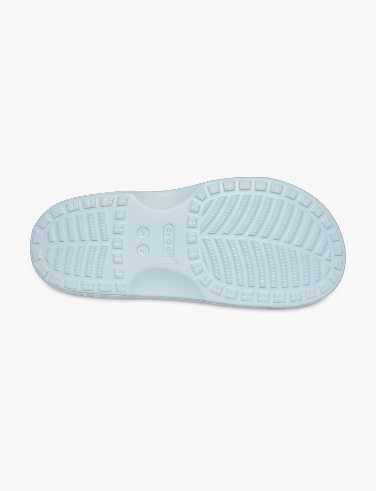 Crocs Saturday Enamel Buckle Sandal - כפכפי קרוקס לנשים בצבע קרח מאודה