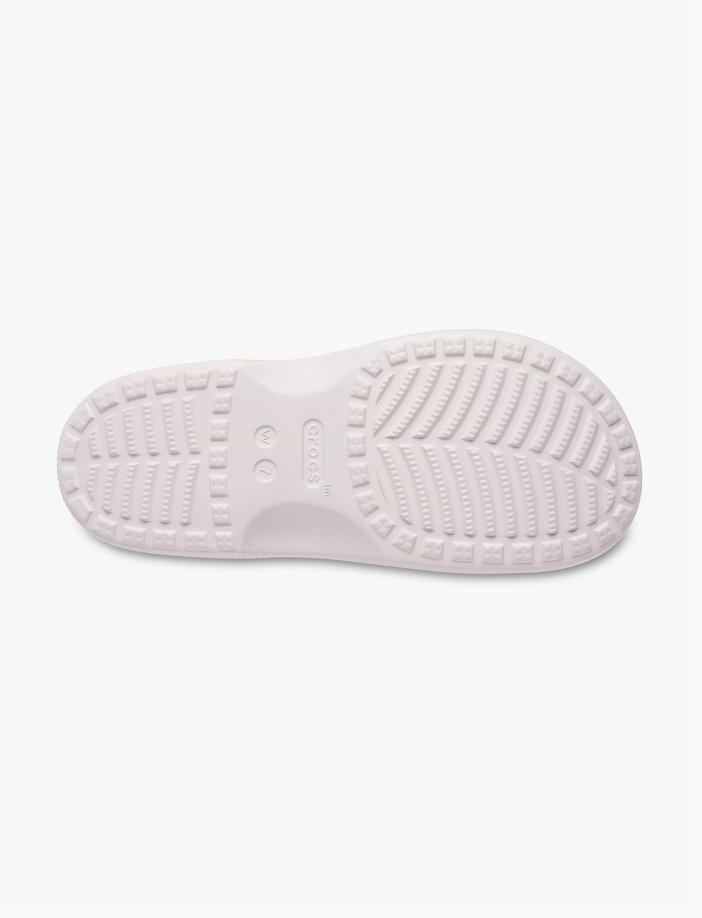 Crocs Saturday Enamel Buckle Sandal - כפכפי קרוקס לנשים בצבע ורוד קרחוני
