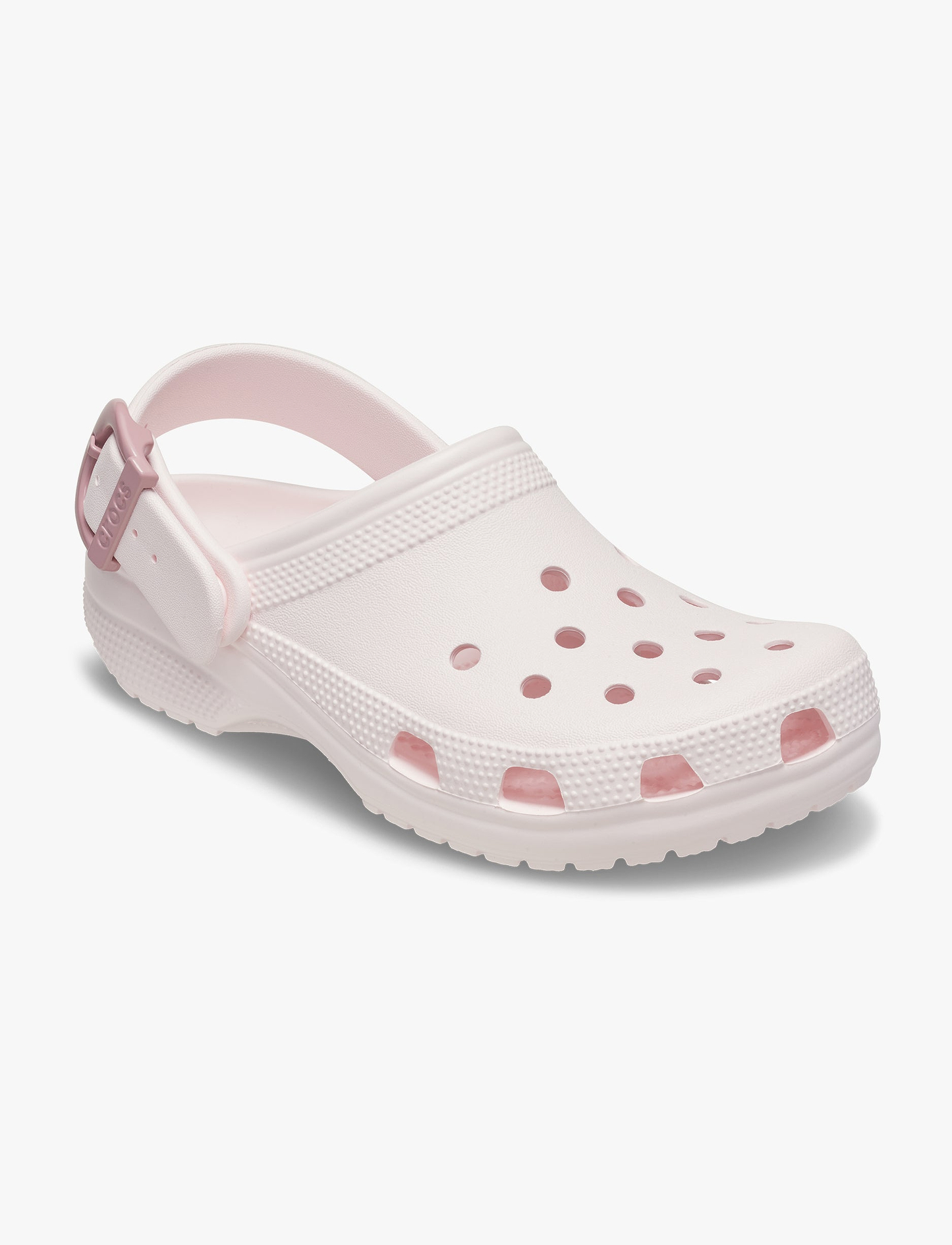Crocs Classic Buckle Clog - כפכפי קלוג קרוקס עם אבזם בצבע ורוד קרחוני