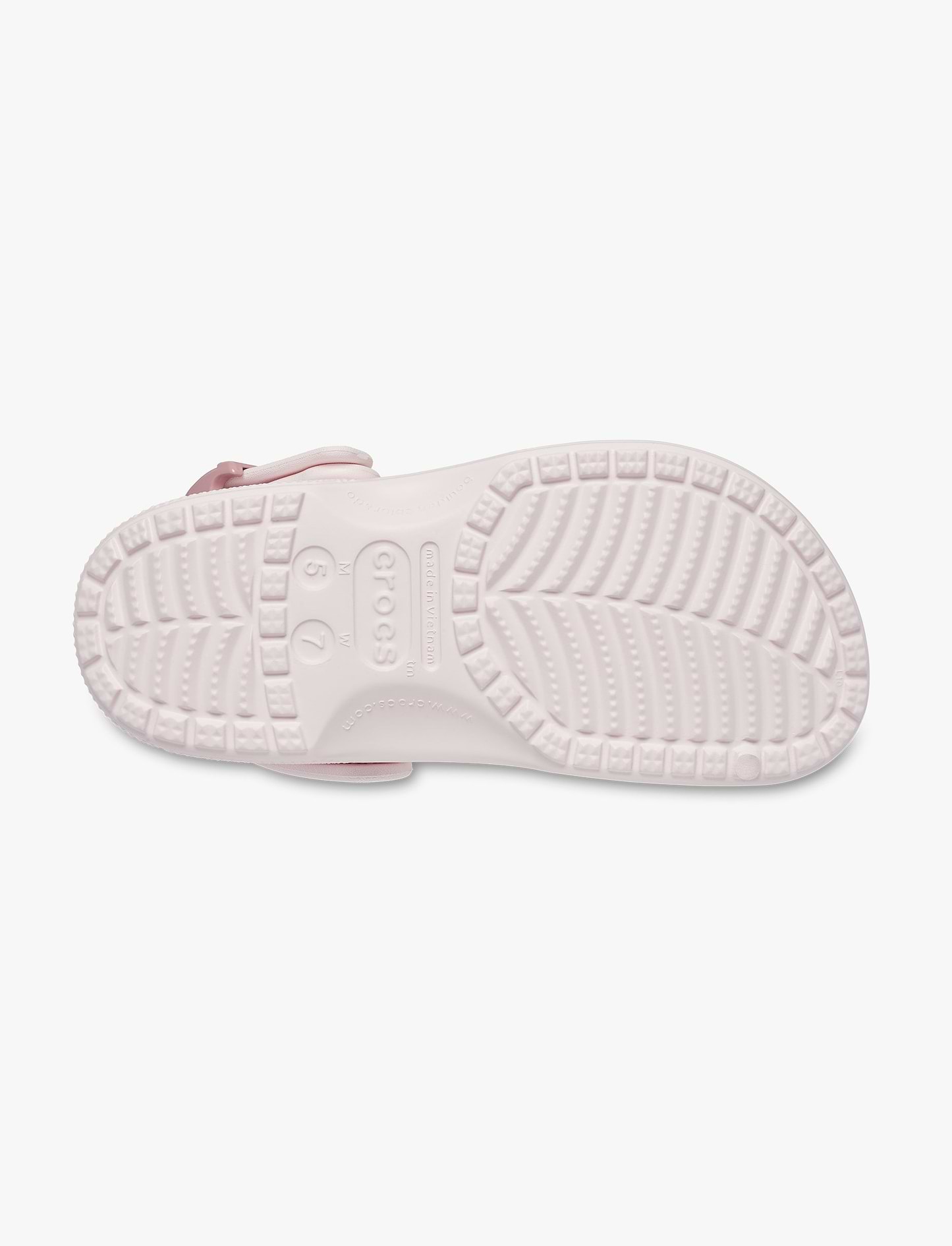 Crocs Classic Buckle Clog - כפכפי קלוג קרוקס עם אבזם בצבע ורוד קרחוני