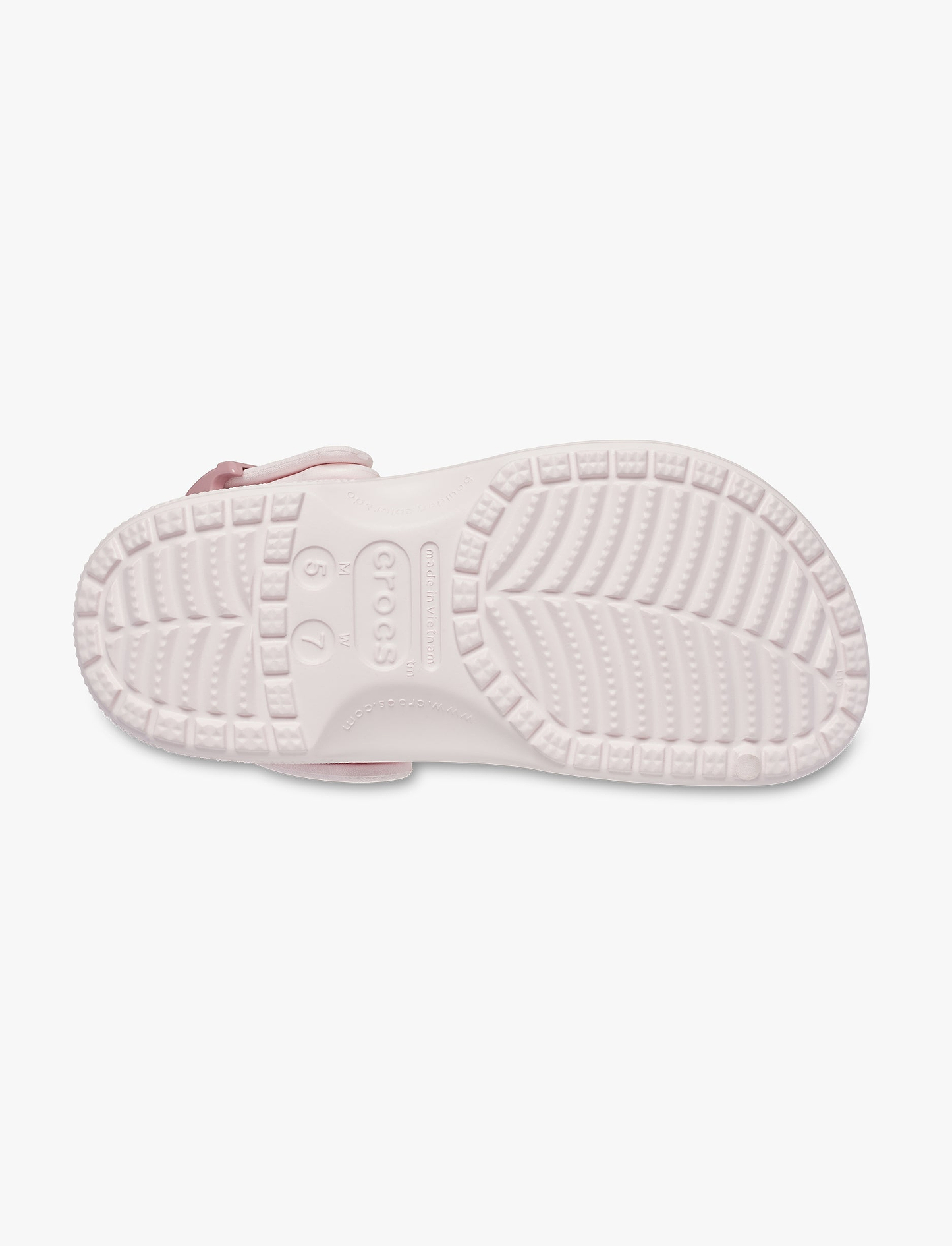 Crocs Classic Buckle Clog - כפכפי קלוג קרוקס עם אבזם בצבע ורוד קרחוני