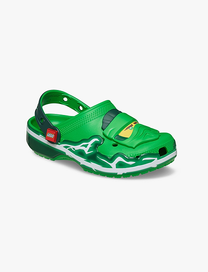 Crocs Kids Lego Ninjago Classic Clog - כפכפי קרוקס לגו נינג'גו לילדים בצבע ירוק