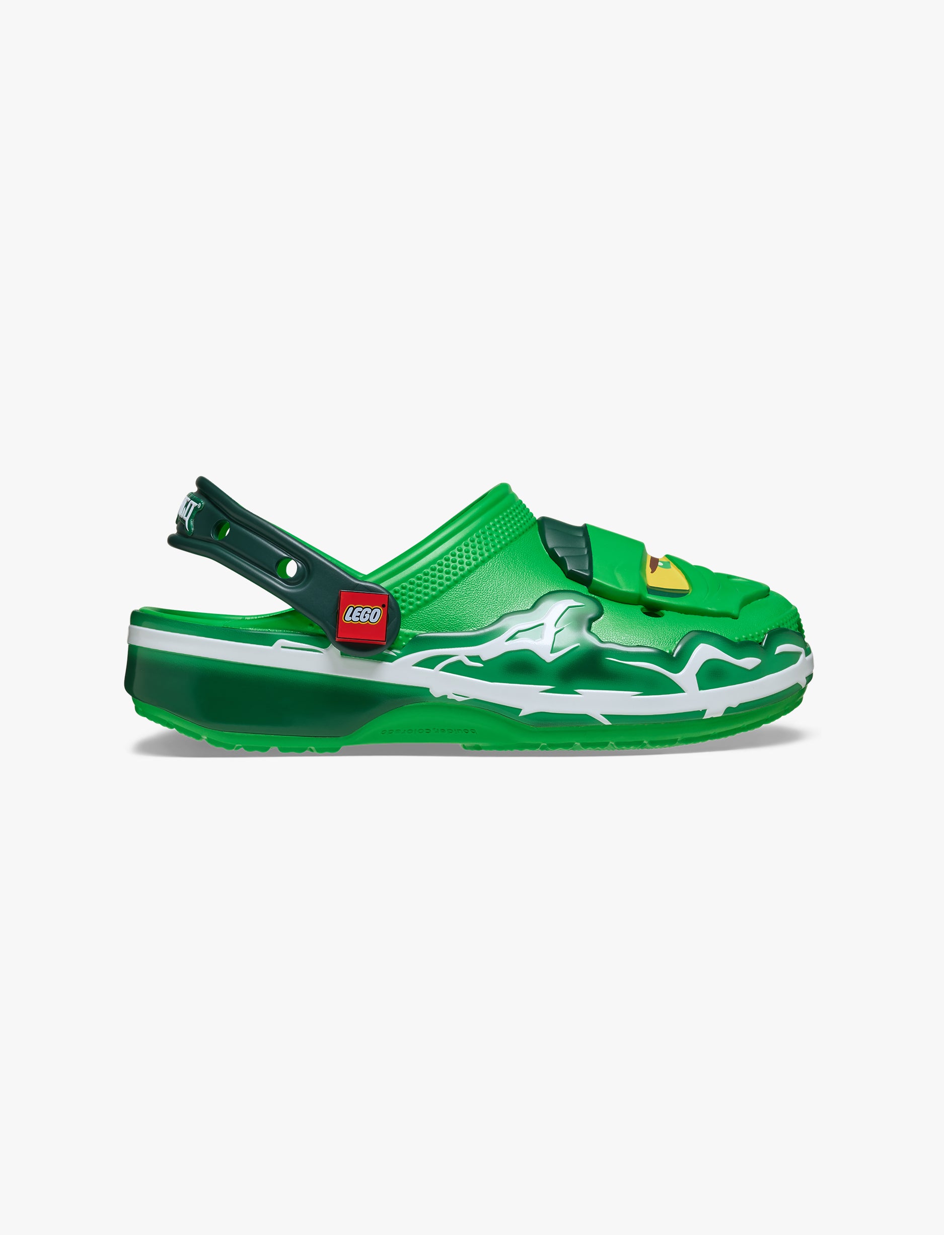 Crocs Kids Lego Ninjago Classic Clog - כפכפי קרוקס לגו נינג'גו לילדים בצבע ירוק