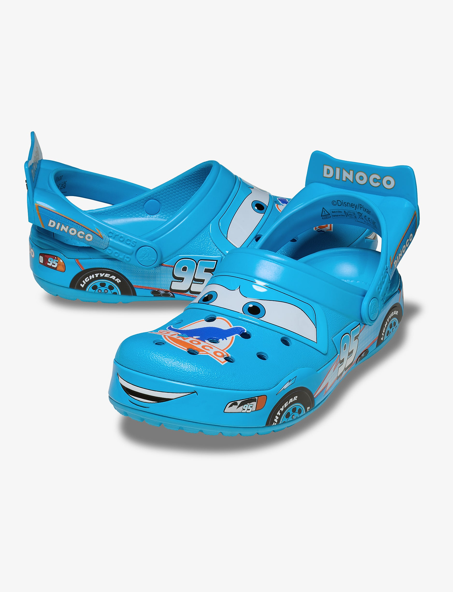 Crocs Disney and Pixar's Lightning McQueen Dinoco Crocband Clog - כפכפי קרוקס ספידי מקווין דינוקו