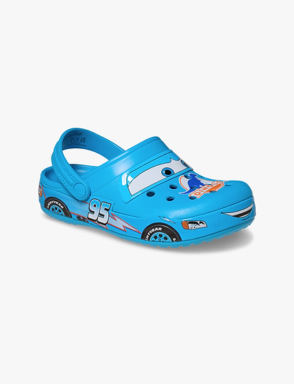 Crocs Kids Disney and Pixar's Lightning McQueen Dinoco Crocband Clog - כפכפי קרוקס ספידי מקווין דינוקו לילדים