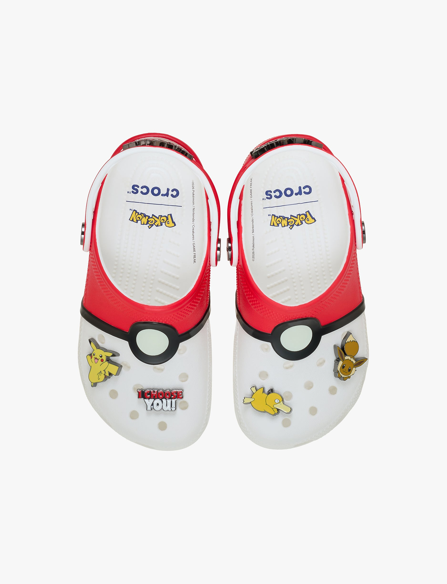 Crocs Pokemon Poke Ball Classic Clog - כפכפי קרוקס פוקימון פוקבול לילדים