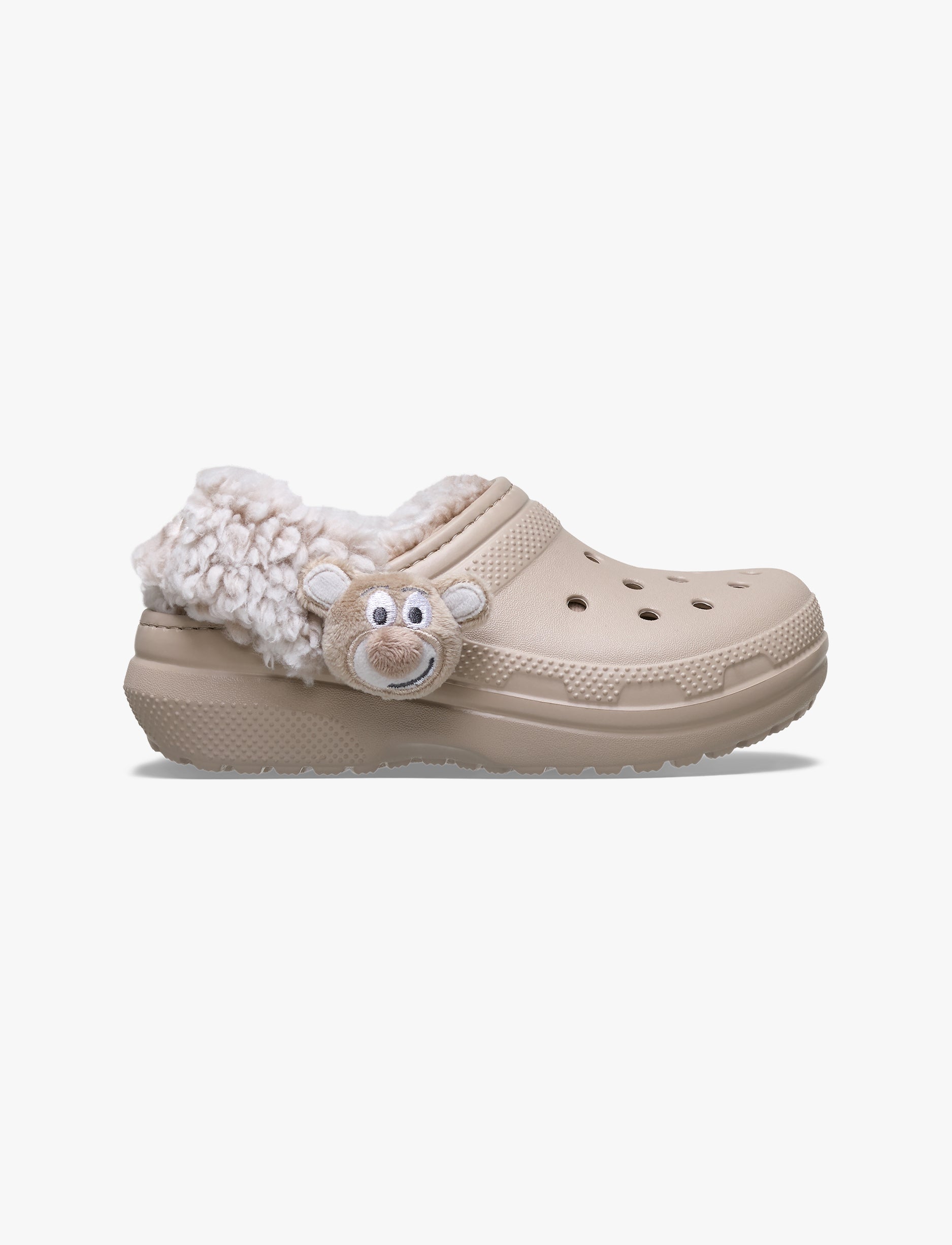 Crocs Classic Bear Plush Fleece Lined Clog T - כפכפי קרוקס קלוג פרוותיים לילדים