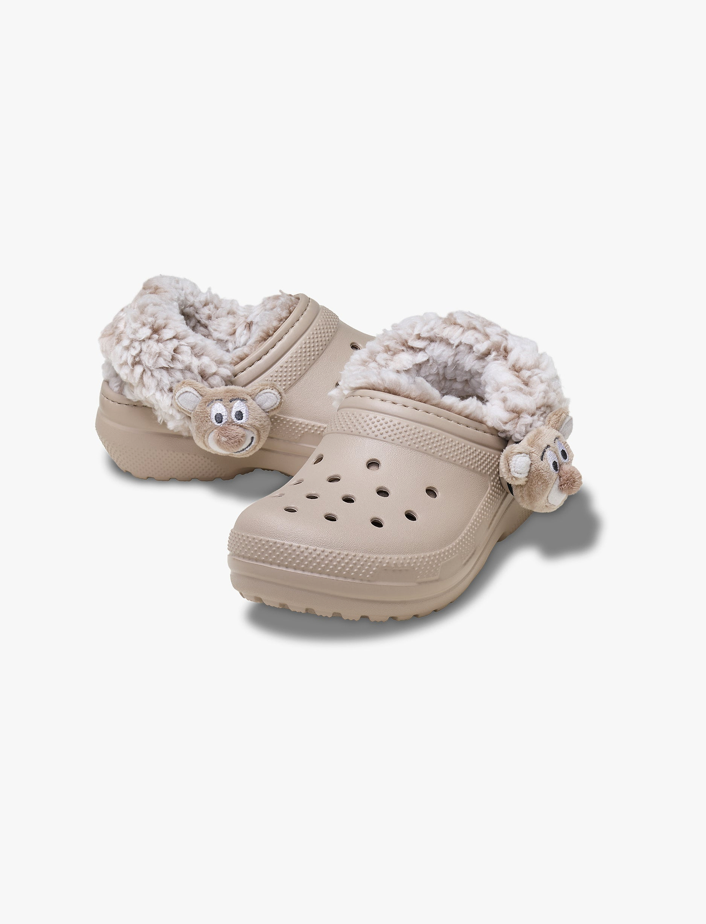 Crocs Classic Bear Plush Fleece Lined Clog T - כפכפי קרוקס קלוג פרוותיים לילדים