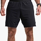 Built For Athletes Mens Hybrid Training 2 in 1 Short - מכנסי אימון 2-ב-1 לגברים בצבע שחור