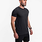 Built For Athletes Mens Hybrid Training 2 in 1 Short - מכנסי אימון 2-ב-1 לגברים בצבע שחור