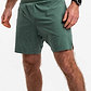 Built For Athletes Mens Hybrid Training 2 in 1 Short - מכנסי אימון 2-ב-1 לגברים בצבע ירוק שטיפה