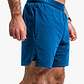 Built For Athletes Mens Hybrid Training 2 in 1 Short - מכנסי אימון 2-ב-1 לגברים בצבע כחול מלכותי