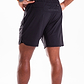 Built For Athletes Men's Training 2 in 1 Short - מכנסי אימון 2-ב-1 לגברים בצבע שחור