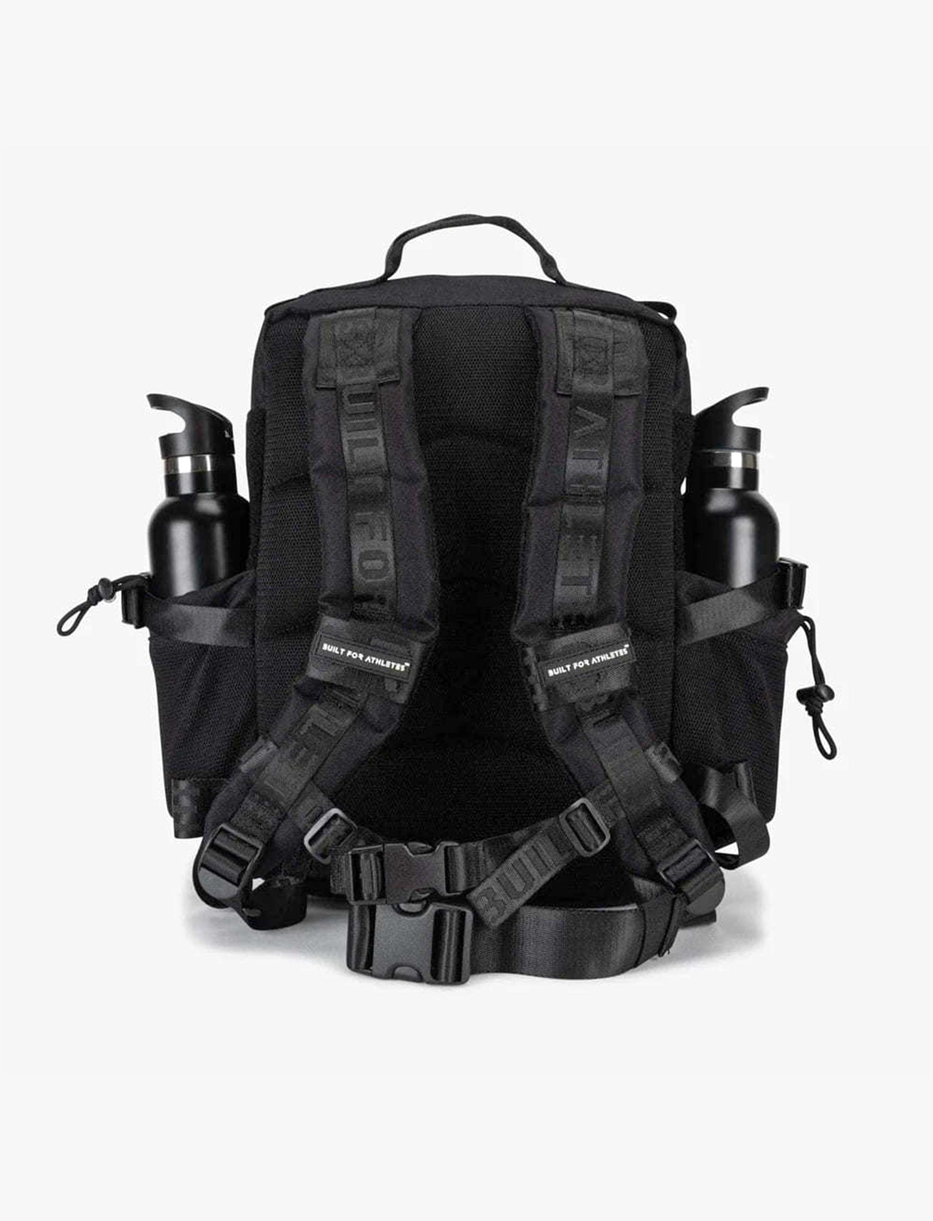 Built For Athletes Small Black Gym Backpack 25L - תיק גב שחור לחדר כושר 25 ליטר