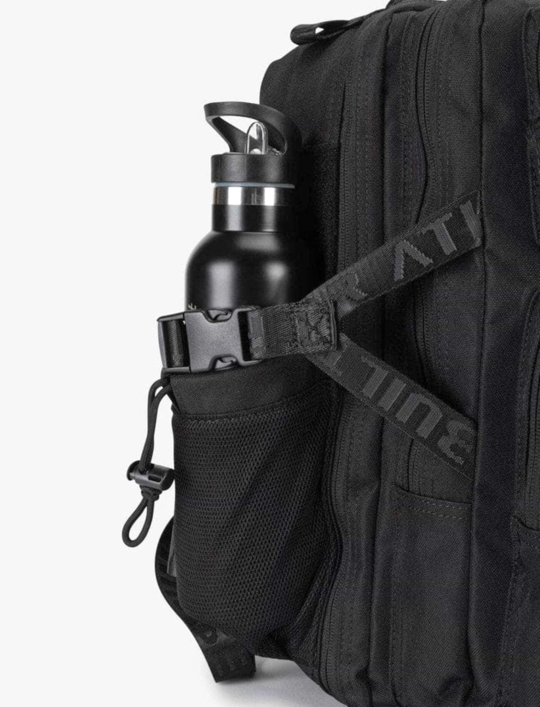 Built For Athletes Small Black Gym Backpack 25L - תיק גב שחור לחדר כושר 25 ליטר