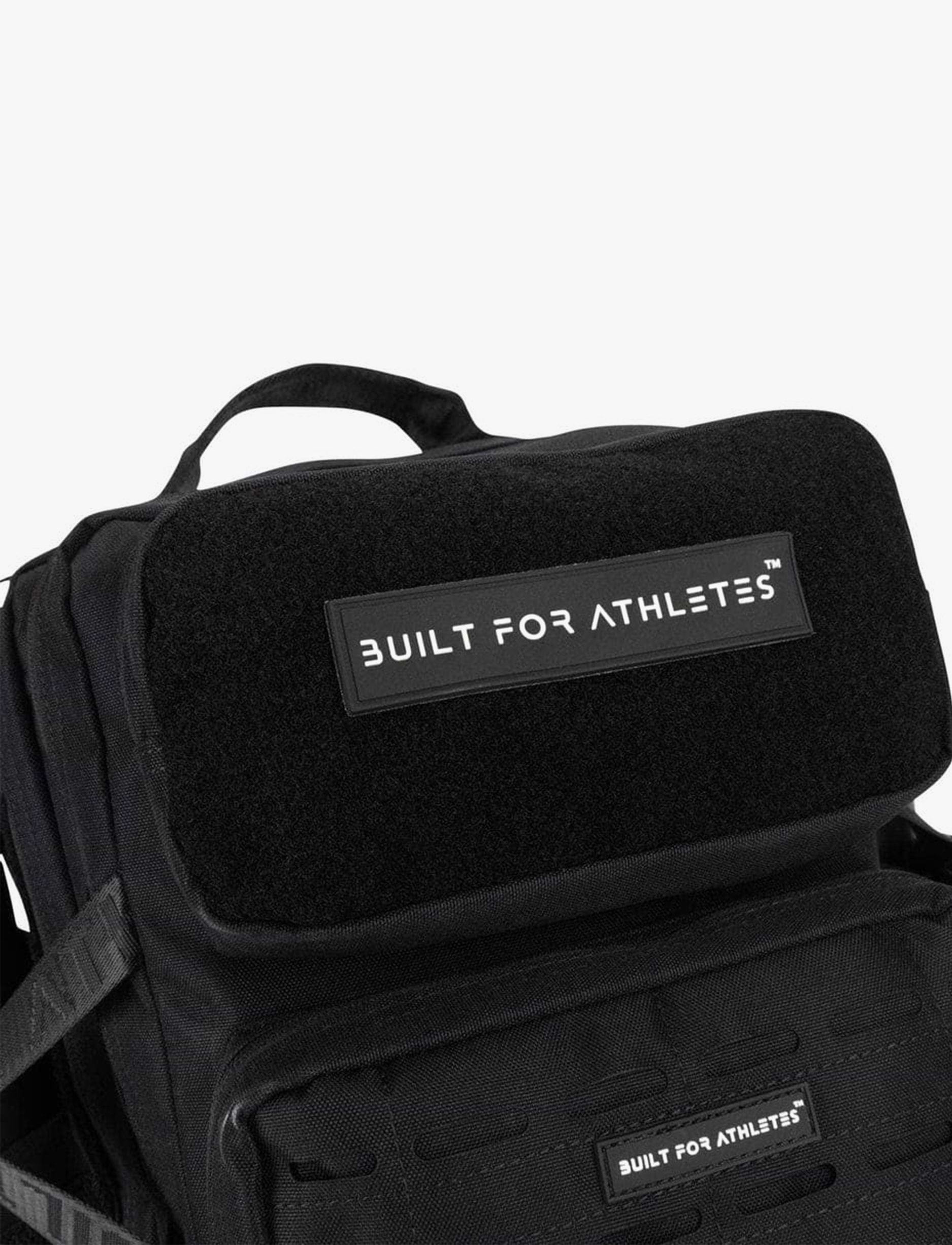 Built For Athletes Small Black Gym Backpack 25L - תיק גב שחור לחדר כושר 25 ליטר