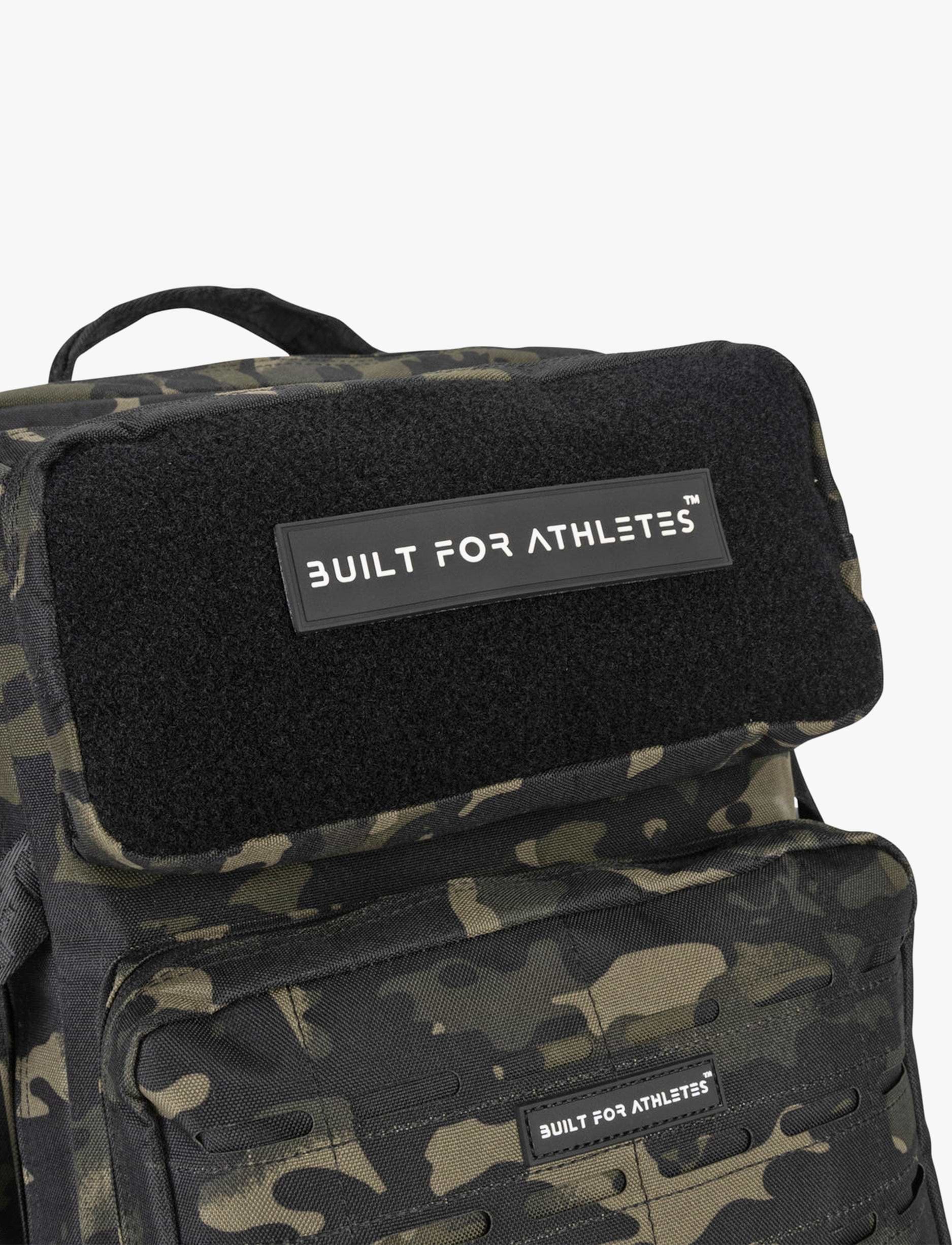 Built For Athletes Black Camo 45L Backpack - תיק גב שחור קמו 45 ליטר
