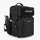 Built For Athletes Black 45L Hero 2.0 Backpack - תיק גב 2.0 שחור בנפח 45 ליטר