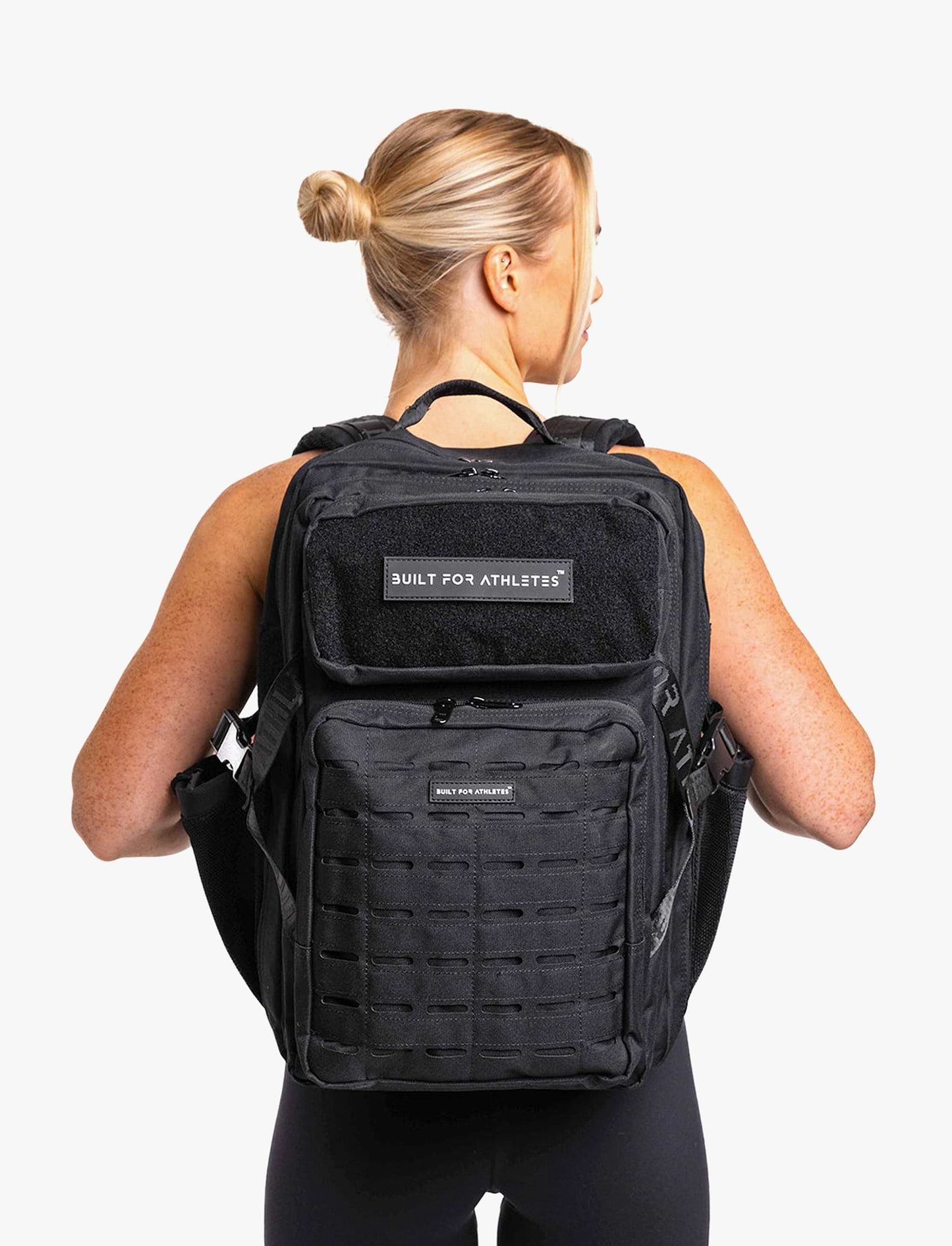 Built For Athletes Black 45L Hero 2.0 Backpack - תיק גב 2.0 שחור בנפח 45 ליטר