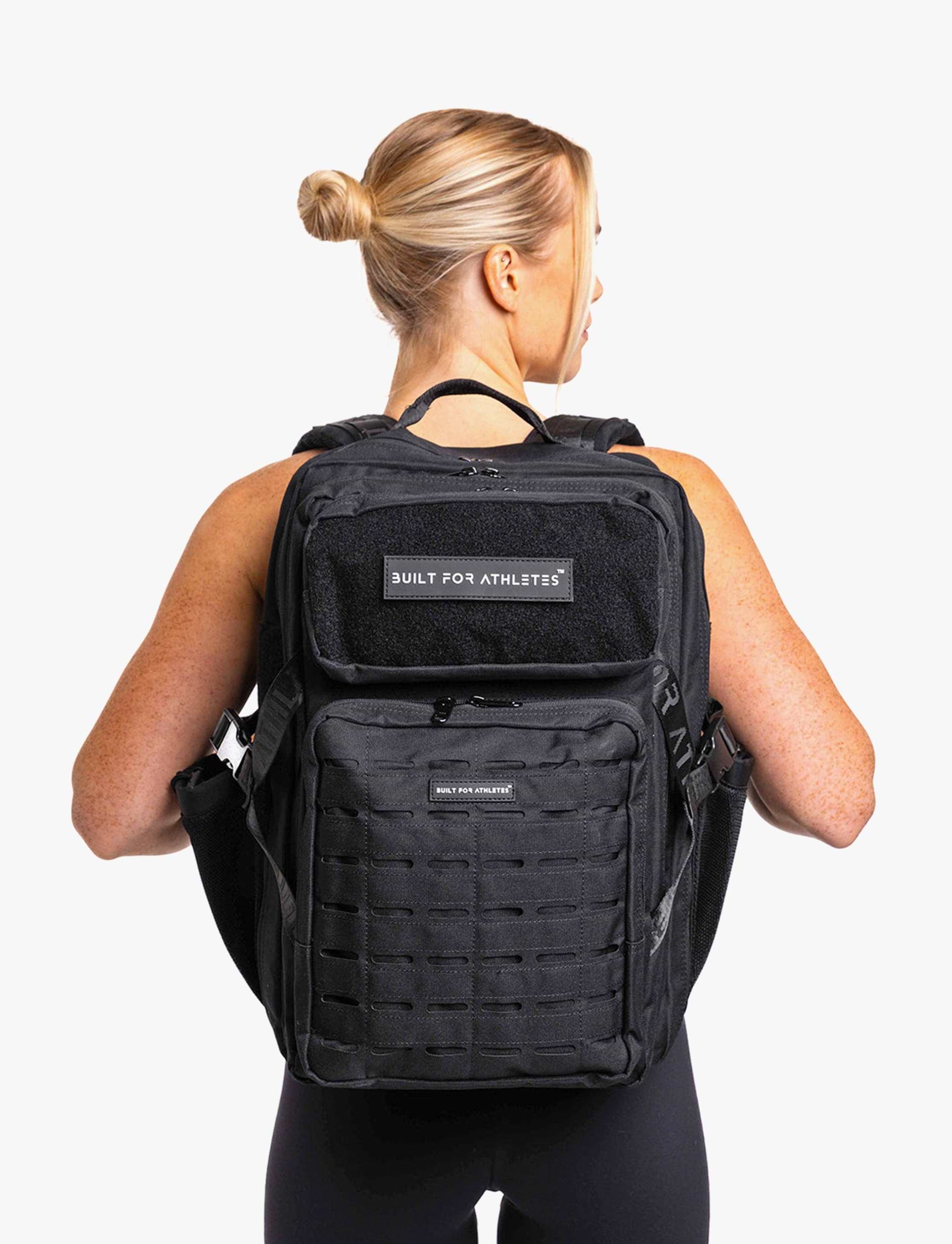 Built For Athletes Black 45L Hero 2.0 Backpack - תיק גב 2.0 שחור בנפח 45 ליטר