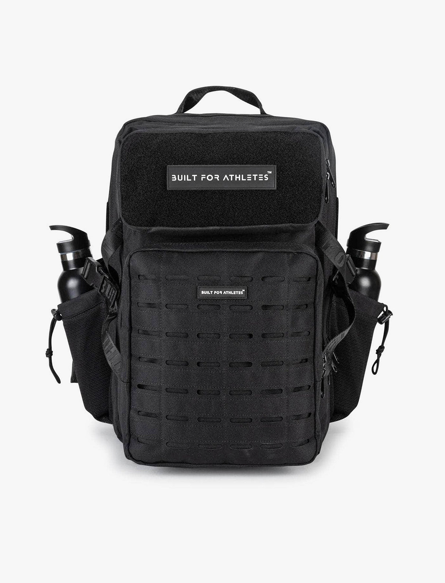Built For Athletes Large Black Gym Backpack 45L - תיק גב שחור לחדר כושר 45 ליטר