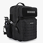 Built For Athletes Large Black Gym Backpack 45L - תיק גב שחור לחדר כושר 45 ליטר