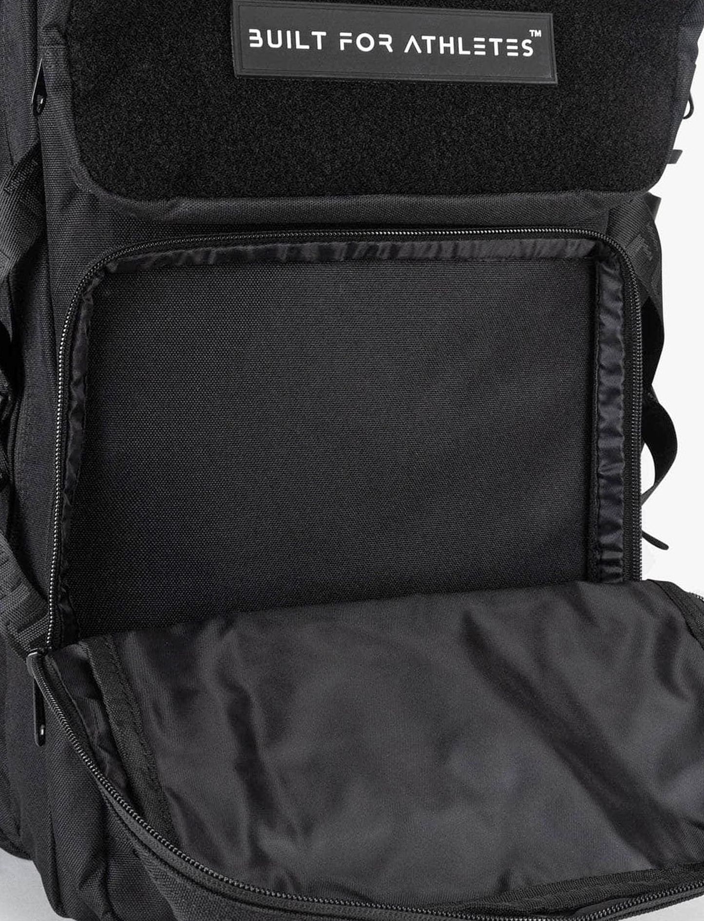Built For Athletes Large Black Gym Backpack 45L - תיק גב שחור לחדר כושר 45 ליטר