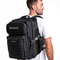 Built For Athletes Large Black Gym Backpack 45L - תיק גב שחור לחדר כושר 45 ליטר