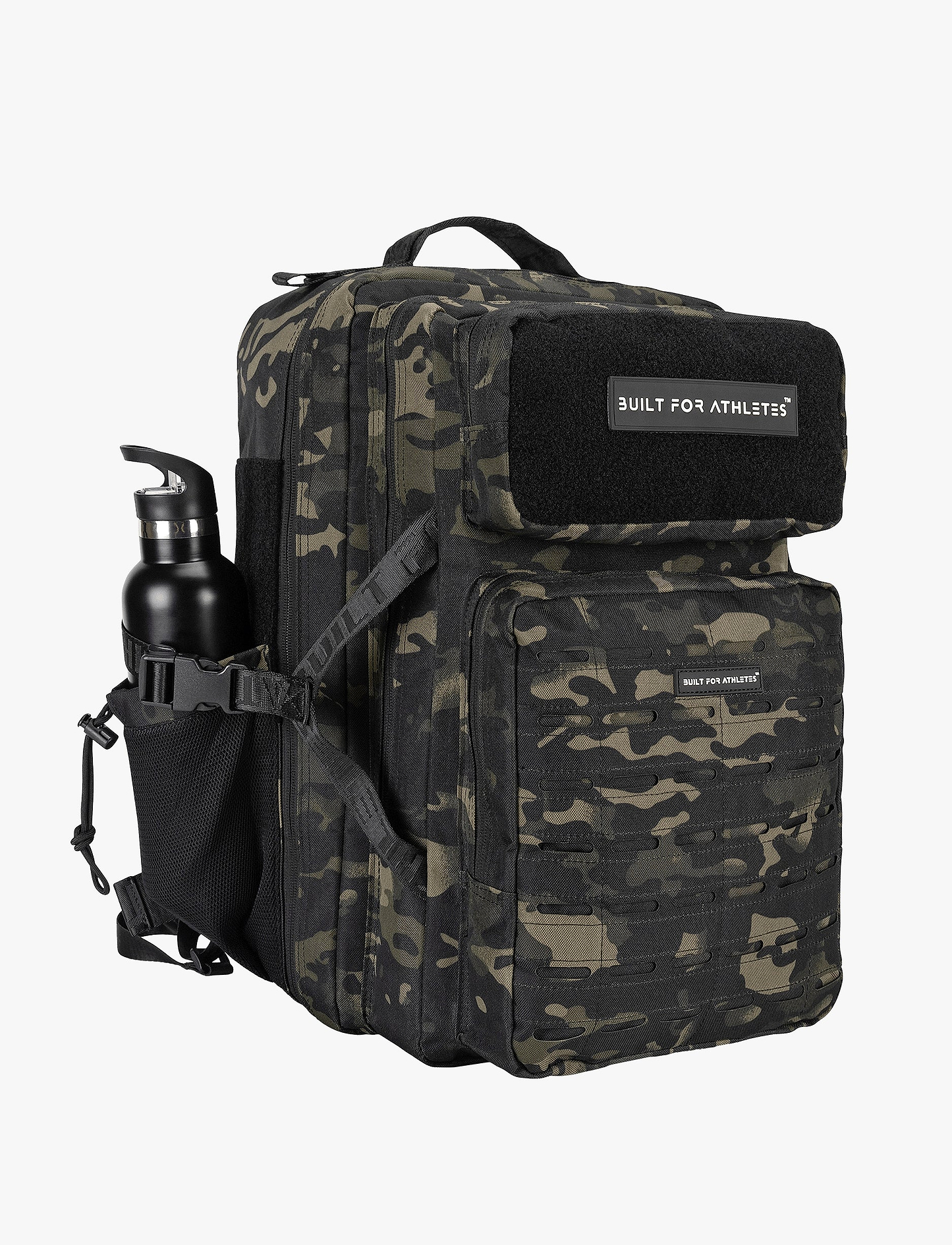 Built For Athletes Black Camo 45L Hero Backpack - תיק גב ספורט שחור קמו 45 ליטר