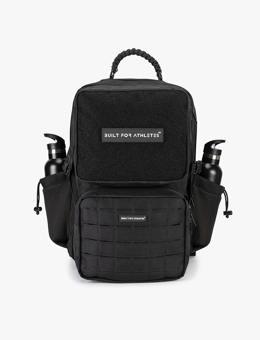 Built For Athletes Black Pro Series Backpack 45L - תיק גב שחור בנפח 45 ליטר