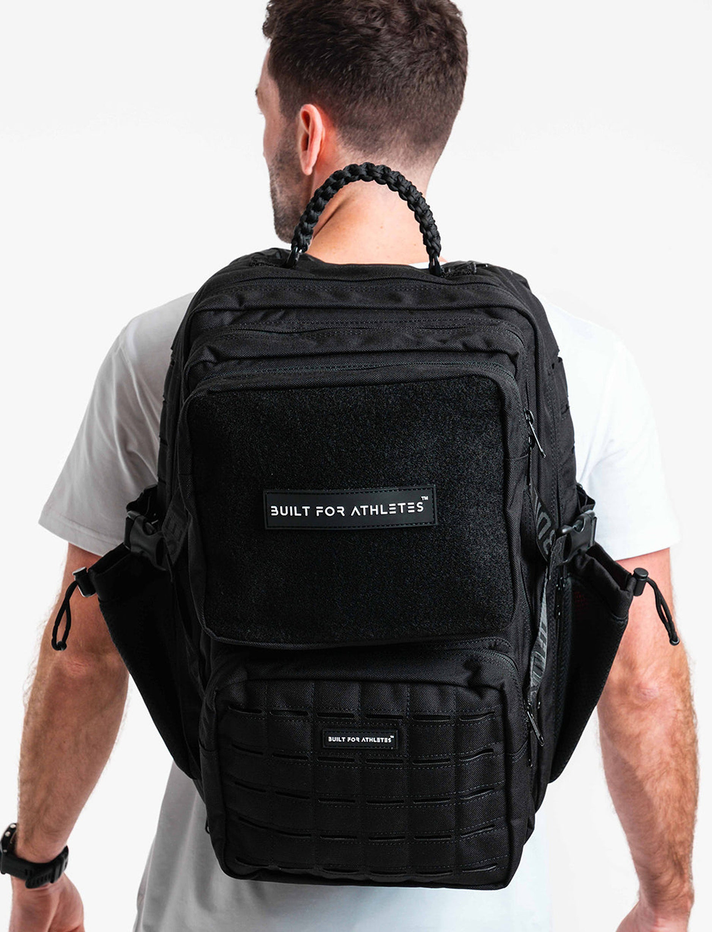Built For Athletes Black Pro Series Backpack 45L - תיק גב שחור בנפח 45 ליטר