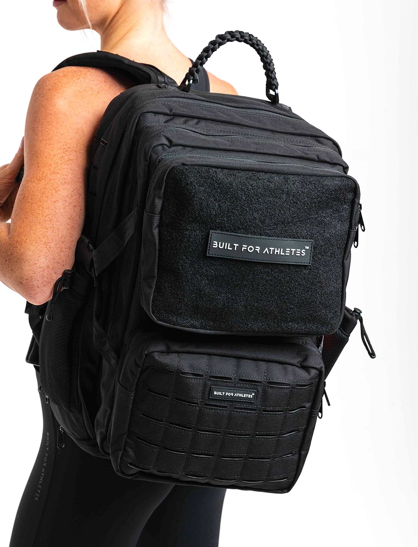Built For Athletes Black Pro Series Backpack 45L - תיק גב שחור בנפח 45 ליטר