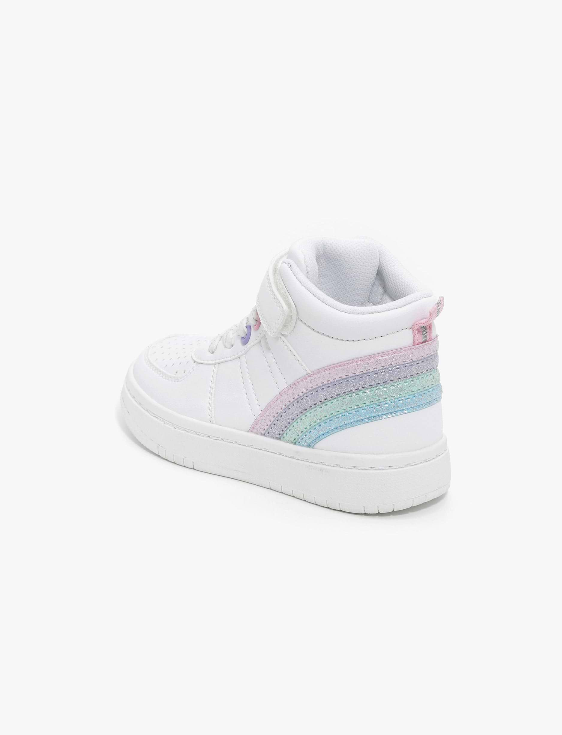 Candy Girls High Sneakers H5201 - נעלי סניקרס גבוהות קנדי לדגם לבנות קשת בענן